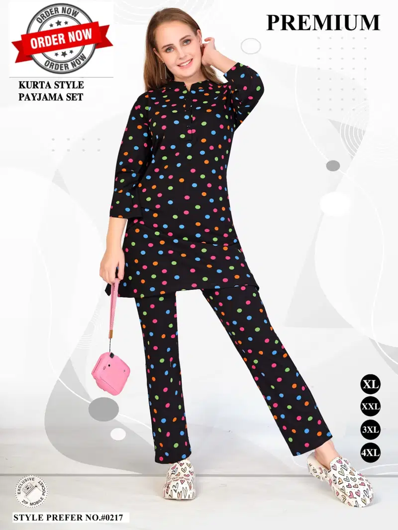 Vol AT 0217 Summer Special Hosiery Cotton Night Suit Wholesale Price In Surat
